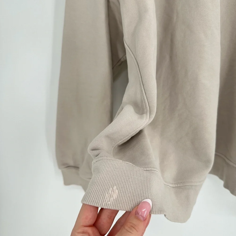 Daily Drills Spellout Crewneck Sand Sweatshirt Size M/L - Picture 4 of 7